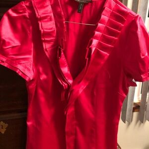 BCBGMaxAzria Vibrant Pink Top